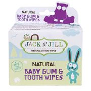 Natural Baby Gum & Tooth Wipes, 25 Pack, Jack N' Jill Kids