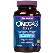 Natural Omega-3 Brain Formula, 60 Softgels, Bluebonnet Nutrition