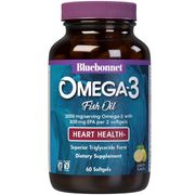 Natural Omega-3 Heart Formula, 60 Softgels, Bluebonnet Nutrition