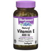 Natural Vitamin E 400 IU, 100 Softgels, Bluebonnet Nutrition