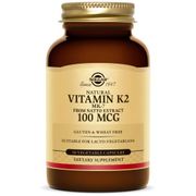 Natural Vitamin K2 (MK-7) 100 mcg, 50 Vegetable Capsules, Solgar