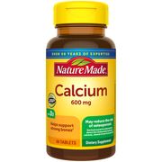 Nature Made Calcium 600 mg + Vitamin D3, 60 Tablets