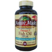 Nature Made Omega-3 Fish Oil 1200 mg 100 Softgels