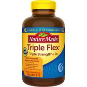 Nature Made TripleFlex (Triple Flex) Triple Strength + D3, Joint Care Formula, 200 Caplets