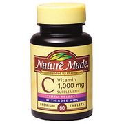 Nature Made Vitamin C 1000 mg with Rose Hips 60 Tablets