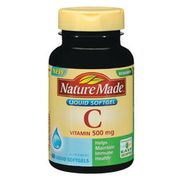Nature Made Vitamin C Liquid Softgel 500 mg, 60 Softgels