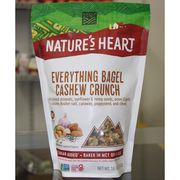 Nature's Heart Everything Bagel Cashew Crunch, 16 oz (453 g)