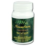 Neem Leaf Capsules, 60 Vegetarian Capsules, Neem Aura