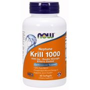 Neptune Krill Oil 1000 mg Enteric Coated, 60 Softgels, NOW Foods