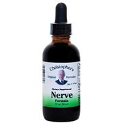 Nerve Formula Extract Herbal Liquid, 2 oz, Christopher's Original Formulas