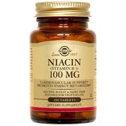 Niacin 100 mg (Vitamin B3), 100 Tablets, Solgar
