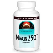Niacin Vitamin B-3 250 mg, 250 Tablets, Source Naturals