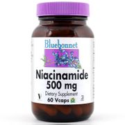 Niacinamide 500 mg, 60 Vcaps, Bluebonnet Nutrition