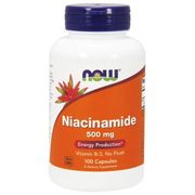 Niacinamide (B-3) 500mg 100 Caps, NOW Foods