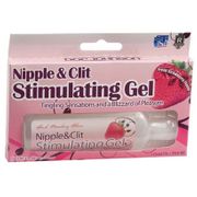 Nipple and Clit Stimulating Ge - Strawberry, 1 oz, Doc Johnson