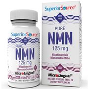 NMN (Nicotinamide Mononucleotide) 125 mg, 60 Instant Dissolve Tablets, Superior Source