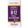 No Shot B12 5000 mcg, B6, Folic Acid 800 mcg