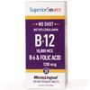 No Shot Methylcobalamin B12 10,000 mcg, B6, Folic Acid 1200 mcg