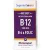 No Shot Methylcobalamin B12 1000 mcg, B6, Folic Acid 400 mcg