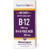 No Shot Methylcobalamin B12 1000 mcg, B6, Folic Acid 800 mcg