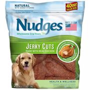 Nudges Health & Wellness Chicken Jerky Cuts Dog Treats, 40 oz (2.5 lb)