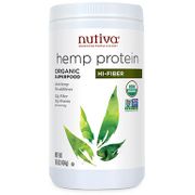 Nutiva Organic Hemp Protein Hi Fiber Powder, 16 oz