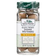 Nutmeg, East/West Indies, Whole, 1.9 oz x 6 Bottles, Spice Hunter