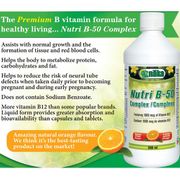 Nutri B-50 Complex Liquid, 500 ml, Naka Herbs & Vitamins Ltd