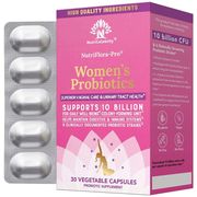 NutriFlora-Pro, Women's Probiotics, 30 Vegetable Capsules, NutriCelebrity