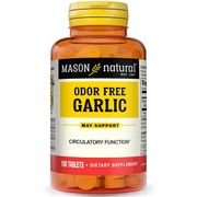 Odor Free Garlic, 100 Tablets, Mason Natural