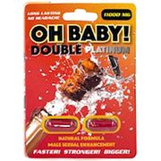 Oh Baby Double Platinum, Male Sexual Enhancement, 2 Capsules