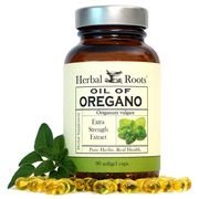 Oil of Oregano, 90 Softgel Caps, Herbal Roots