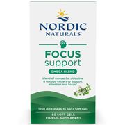 Focus Support (Formerly Omega Focus), 60 Softgels, Nordic Naturals