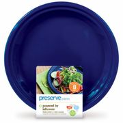On The Go Large Plates, Midnight Blue, 8 Pack, Preserve