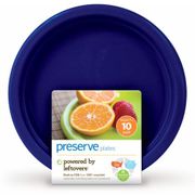 On The Go Small Plates, Midnight Blue, 10 Pack, Preserve