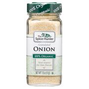 Onion, Granulated, 100% Organic, 1.8 oz x 6 Bottles, Spice Hunter