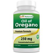 Oregano Oil 250 mg, 120 Softgels, Best Naturals