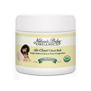 Organic Ah-Choo Chest Rub - Eucalyptus, 2 oz, Nature's Baby Organics