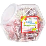YummyEarth Organic Assorted Lollipops, Counter Bin, 30 oz (150 Lollipops), YumEarth