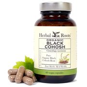 Organic Black Cohosh, 60 Vegan Capsules, Herbal Roots