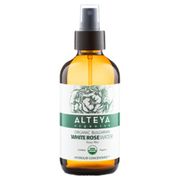 Organic Bulgarian White Rose Water Glass Spray, 4 oz, Alteya Organics