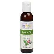 Organic Castor Oil, Cold-Pressed, 4 oz, Aura Cacia
