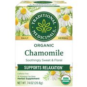 Organic Chamomile Tea, 16 Tea Bags, Traditional Medicinals Teas