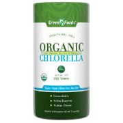 Organic Chlorella 200mg, 300 Tablets, Green Foods Corporation