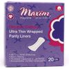 Organic Cotton Ultra Thin Wrapped Panty Liners, Lite