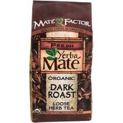 Organic Dark Roast Yerba Mate Loose Herb Tea, 12 oz, Mate Factor