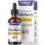 Organic Elderberry Drops, 2 oz, Liquid Health