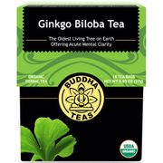 Organic Ginkgo Biloba Tea, 18 Tea Bags, Buddha Teas