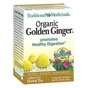 Organic Golden Ginger Digest Tea 16 bags, Traditional Medicinals Teas