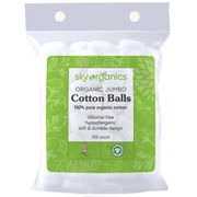Organic Jumbo Cotton Balls, 100 ct, Sky Organics